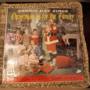 Jack Benny/Dennis Day Christmas Is For the Family "sleeve only"
